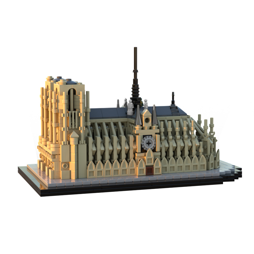 Kids Toys Paris - Gobricks MOC 1:800 Notre-Dame de Paris