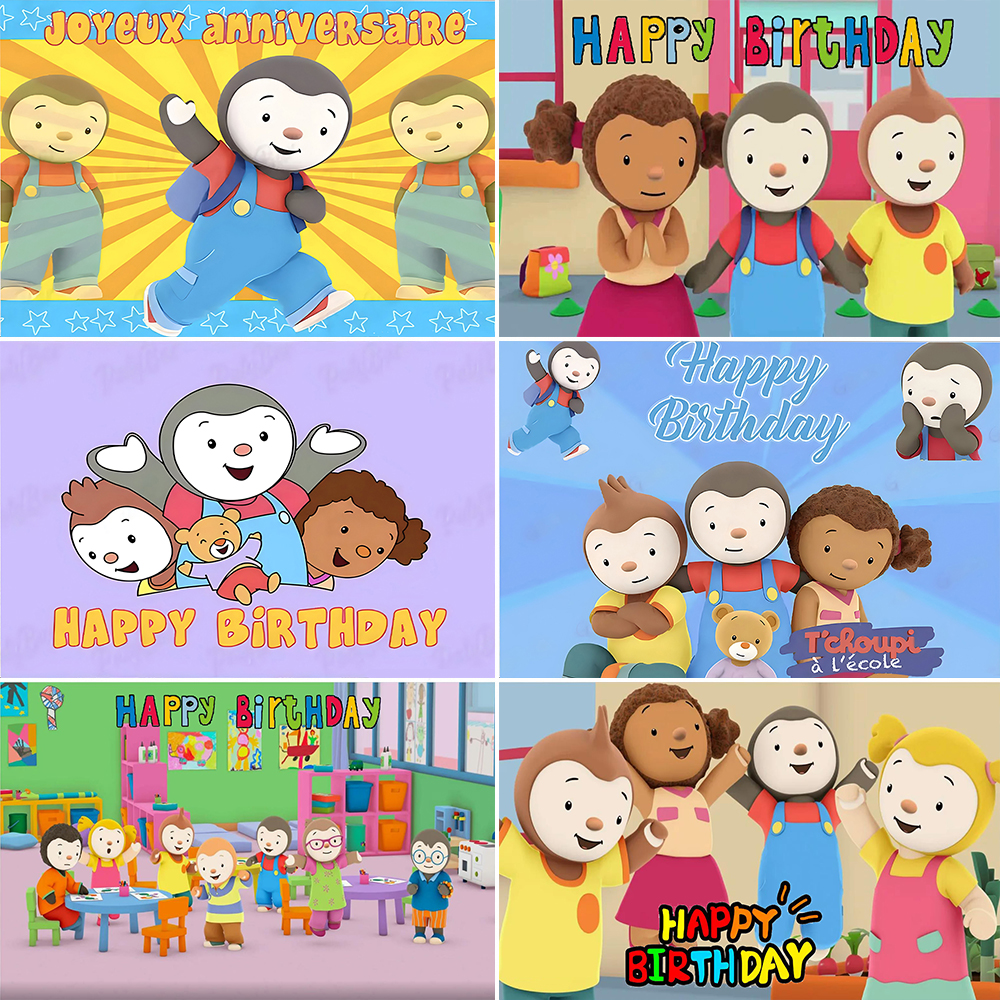 Toys Background For Kids - TCHOUPI Penguin Theme Kids Birthday Party