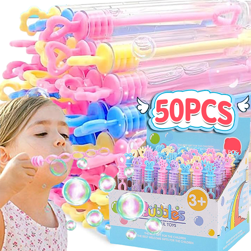 Kids Toys In Wholesale - Wholesale Colorful Bubble Wands 5 Holes