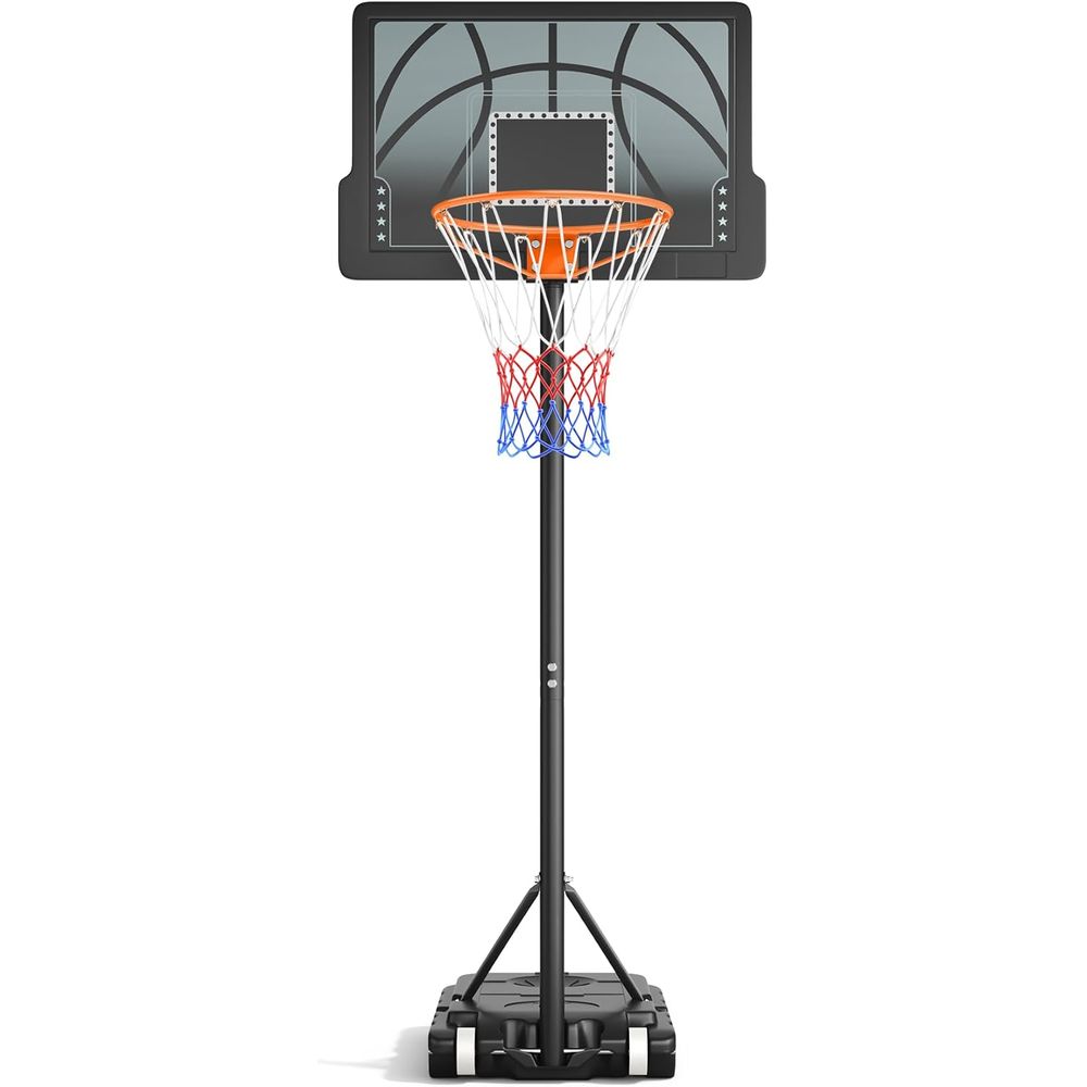 Basketball Hoop Kids Indoor - Adjustable Height Portable Basketball Hoop for