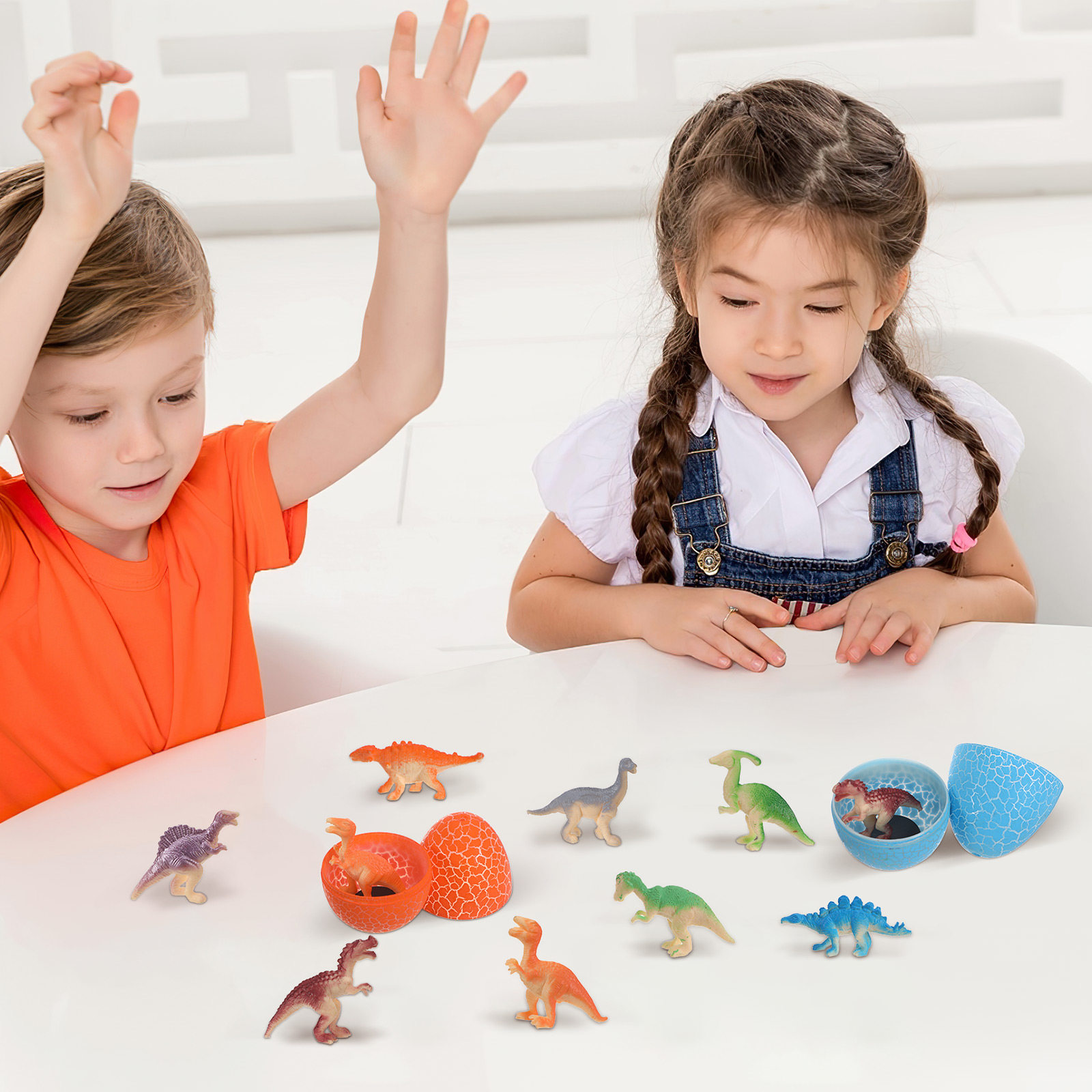 Kids Toys Dinosaur - 1Set Dinosaur Egg Educational Set Colorful