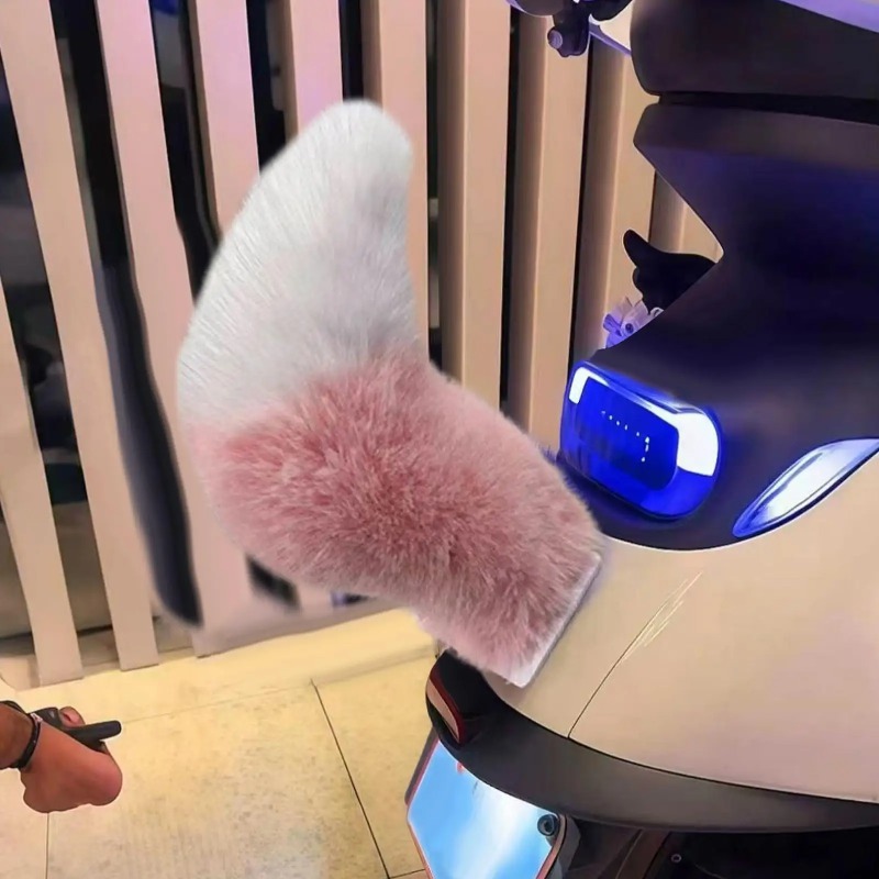 Remote Control Car - Electric Wagging Plush Fox Tail Car