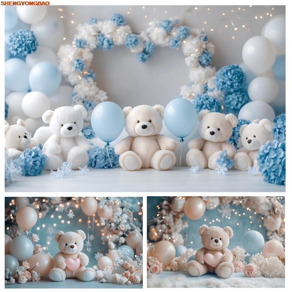 Toys Background For Kids - Baby Boy 1st Birthday Party Photography