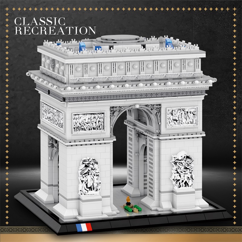 3381PCS Arc de Triomphe Model  - Kids Toys Paris recensie en prijs