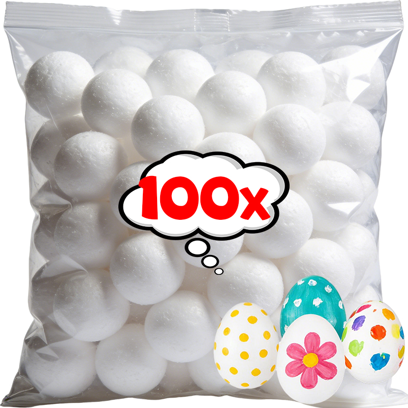 6cm White Foam Easter Eggs DIY - Kids Toys In Wholesale recensie en prijs