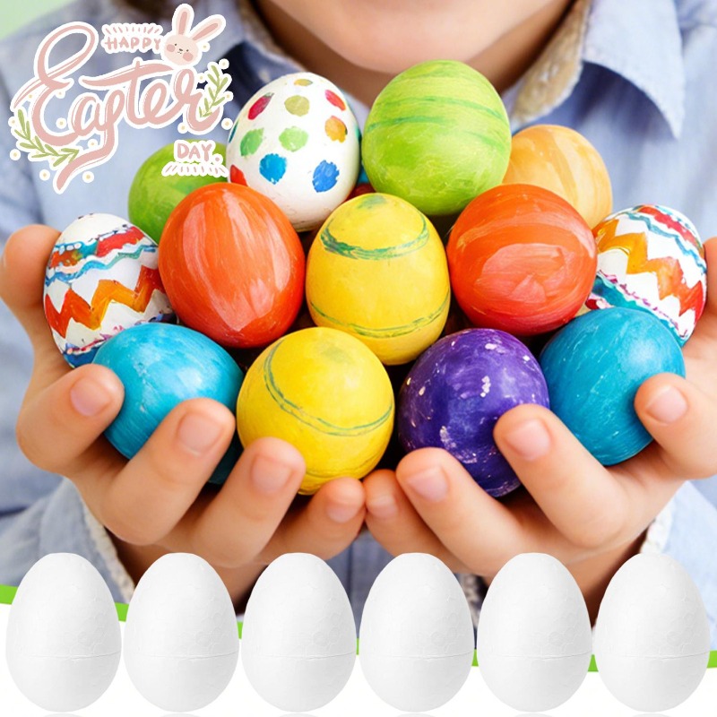 6cm White Foam Easter Eggs DIY - Kids Toys In Wholesale recensie en prijs