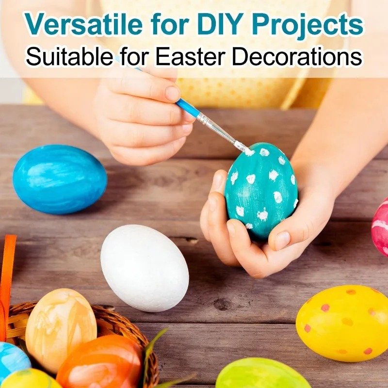 6cm White Foam Easter Eggs DIY - Kids Toys In Wholesale recensie en prijs