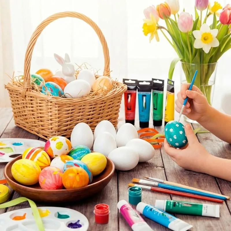 6cm White Foam Easter Eggs DIY - Kids Toys In Wholesale recensie en prijs