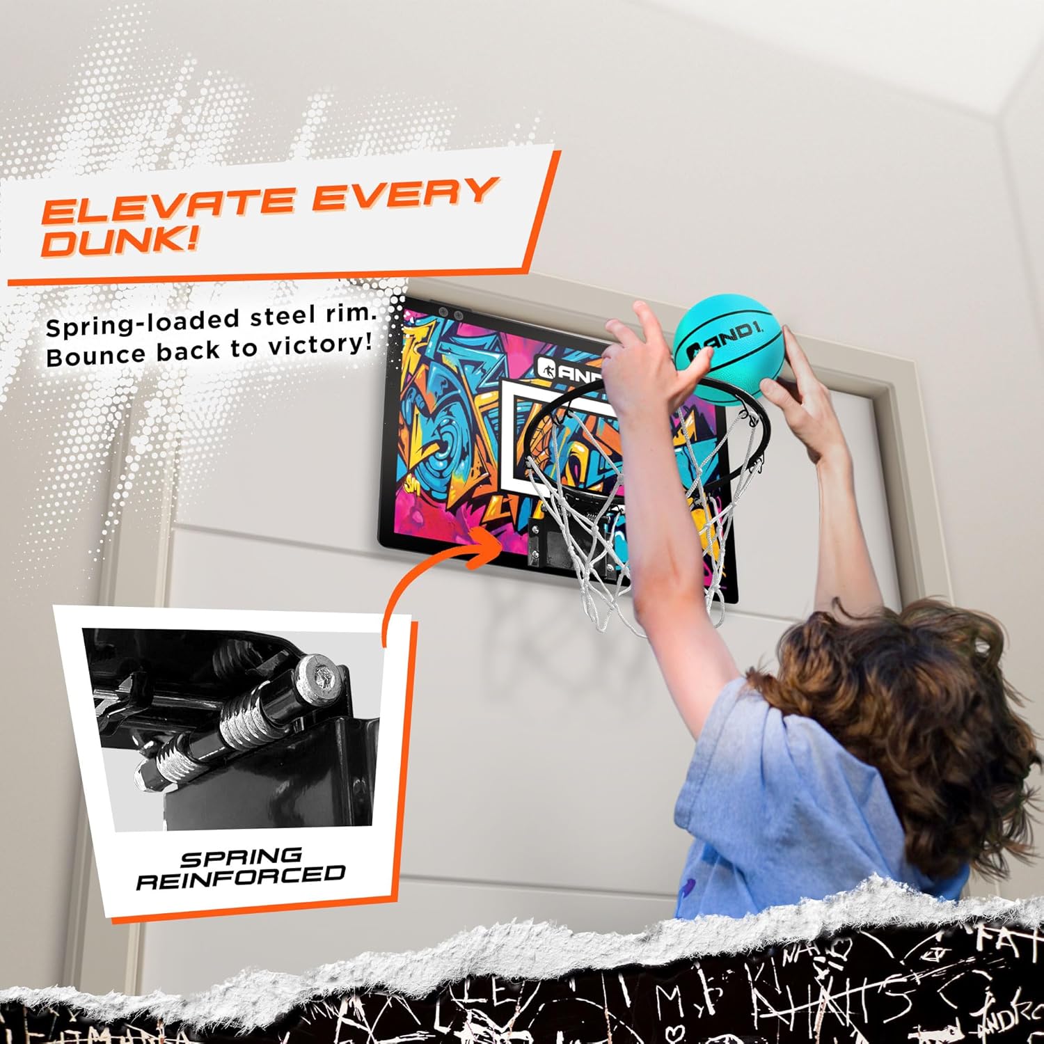 Over the Door Mini Basketball  - Basketball Hoop Kids Indoor recensie en prijs