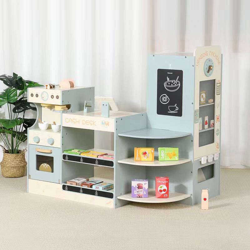 Kids Wooden Grocery Store Play - Kids Toys Vending Machine recensie en prijs