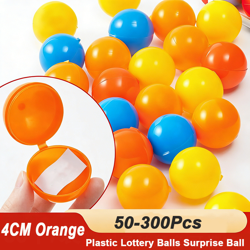100-500Pcs 4CM Orange Plastic  - Kids Toys Vending Machine recensie en prijs