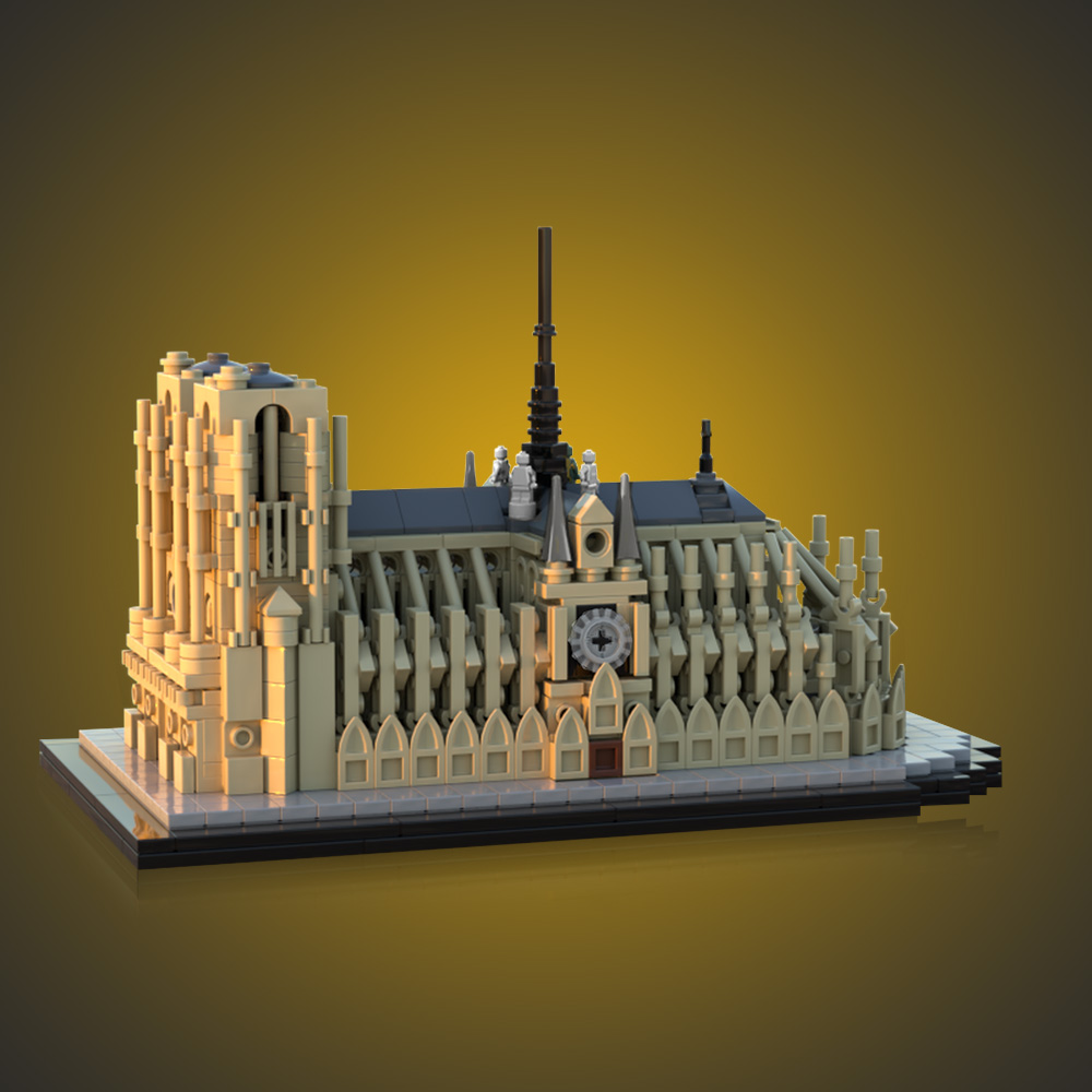 Gobricks MOC 1:800 Notre-Dame  - Kids Toys Paris recensie en prijs