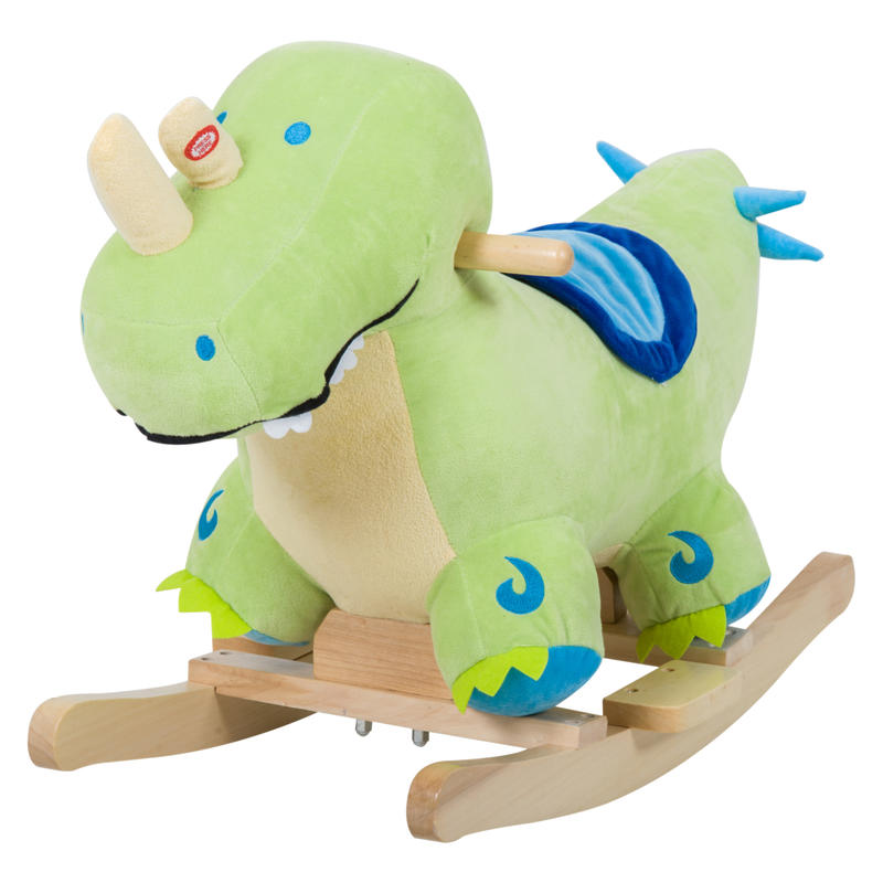 Qaba Kids Plush Ride-On Rockin - Kids Toys Dinosaur recensie en prijs