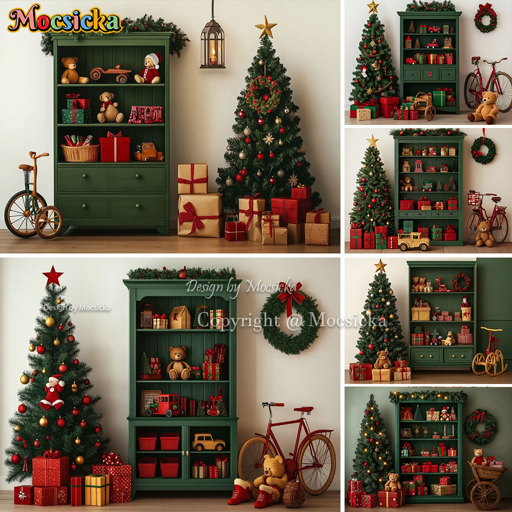 Mocsicka Green Christmas Gift  - Toys Background For Kids recensie en prijs
