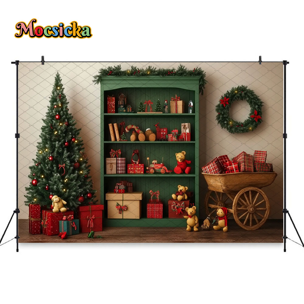 Mocsicka Green Christmas Gift  - Toys Background For Kids recensie en prijs