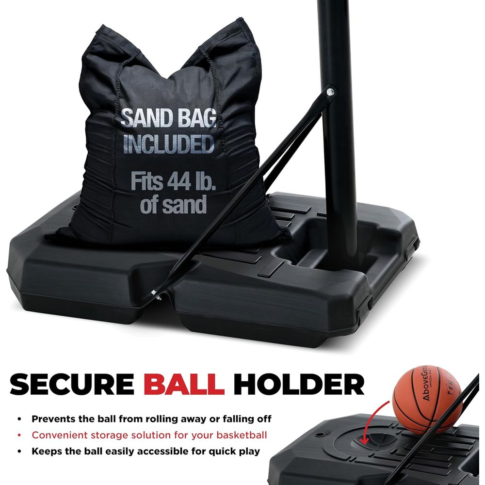Adjustable 44 Shatterproof Bac - Basketball Hoop Kids Indoor recensie en prijs