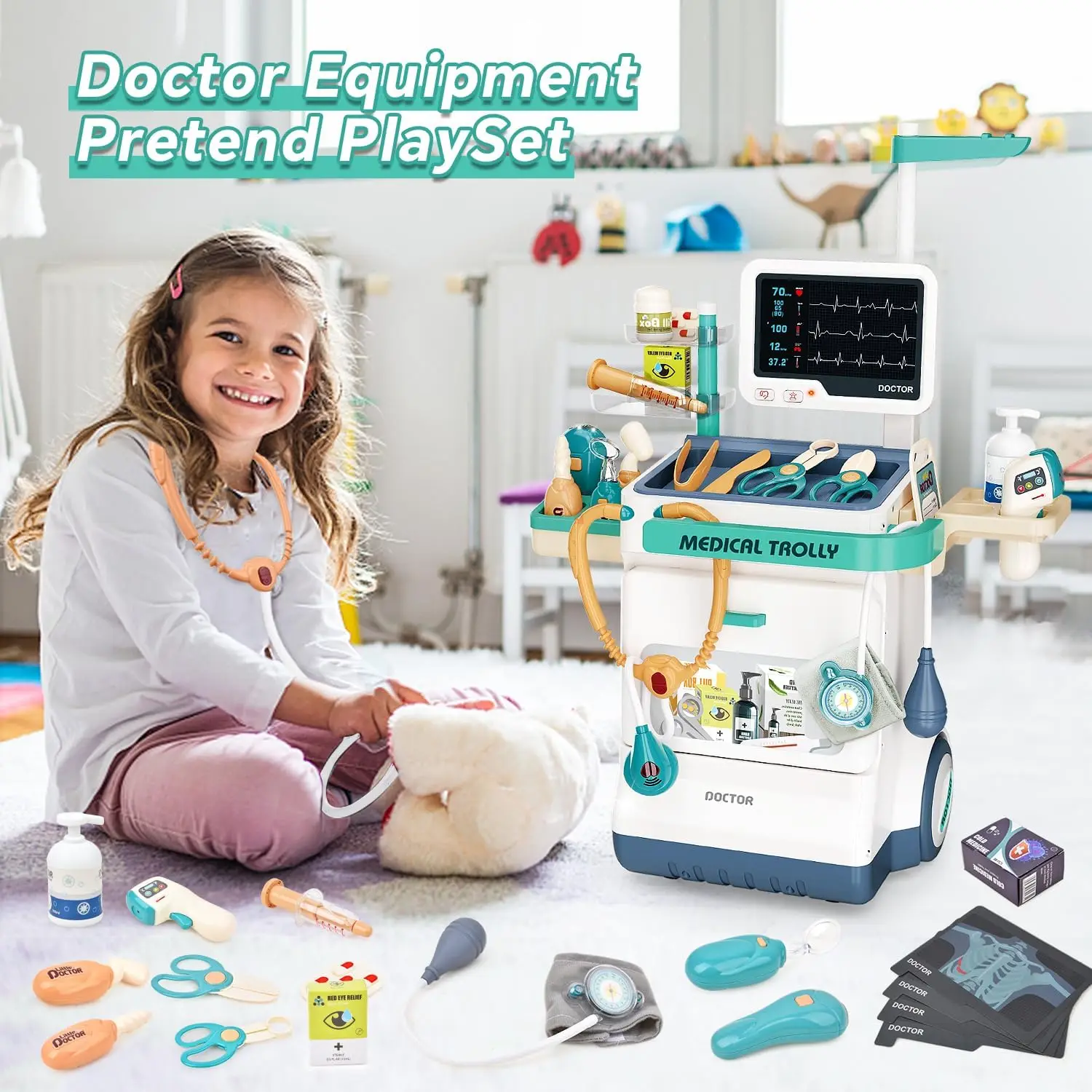 Kids Medical Kit Toy Pretend P - Kids Xray Toys recensie en prijs