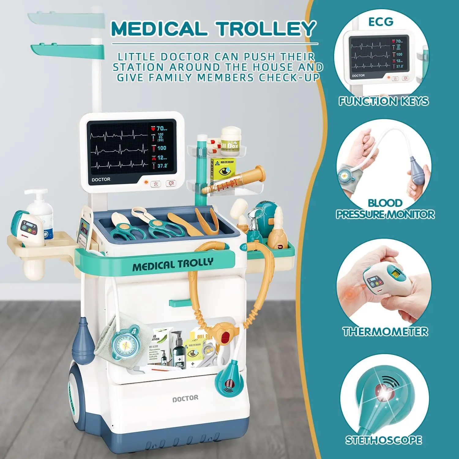 Kids Medical Kit Toy Pretend P - Kids Xray Toys recensie en prijs