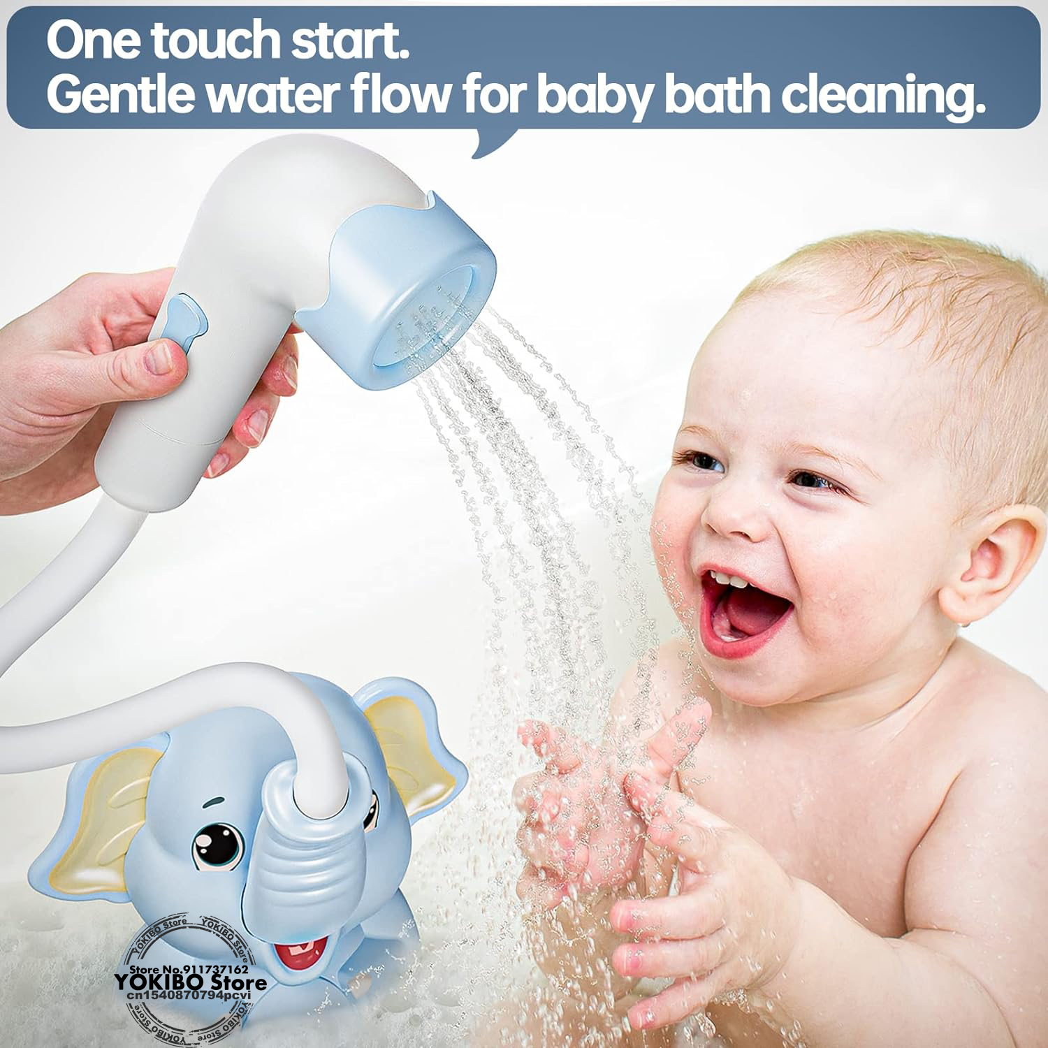 Baby Bath Toys Bath Shower wit - Kids Toys Elephant recensie en prijs