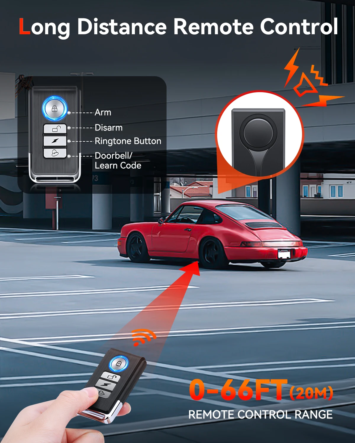 Extractme RV Alarm 108dB Car V - Remote Control Car recensie en prijs
