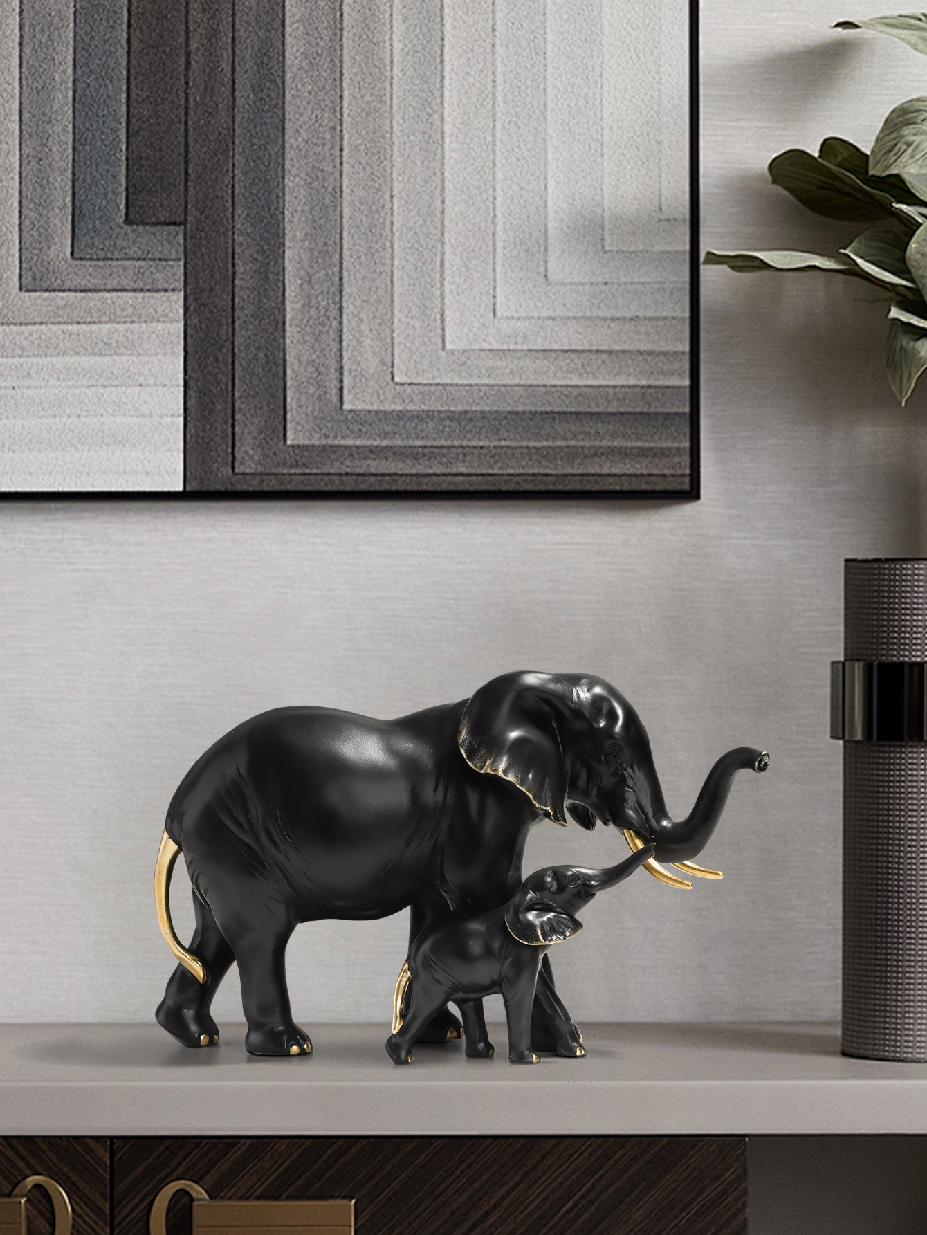 Resin mother-and-child elephan - Kids Toys Elephant recensie en prijs