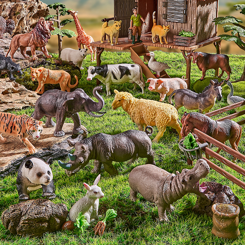 Montessori Toy Wild Farm Dinos - Kids Toys Dinosaur recensie en prijs