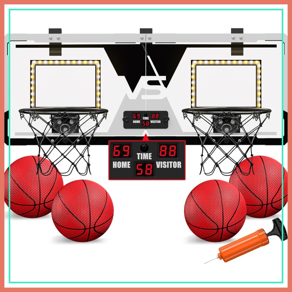 2 Player Basketball Game, Dual - Basketball Hoop Kids Indoor recensie en prijs