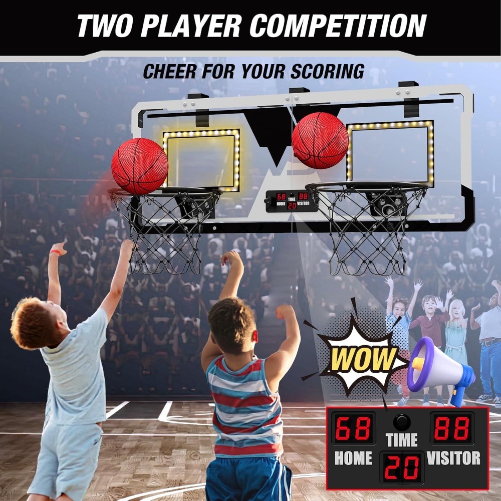 2 Player Basketball Game, Dual - Basketball Hoop Kids Indoor recensie en prijs