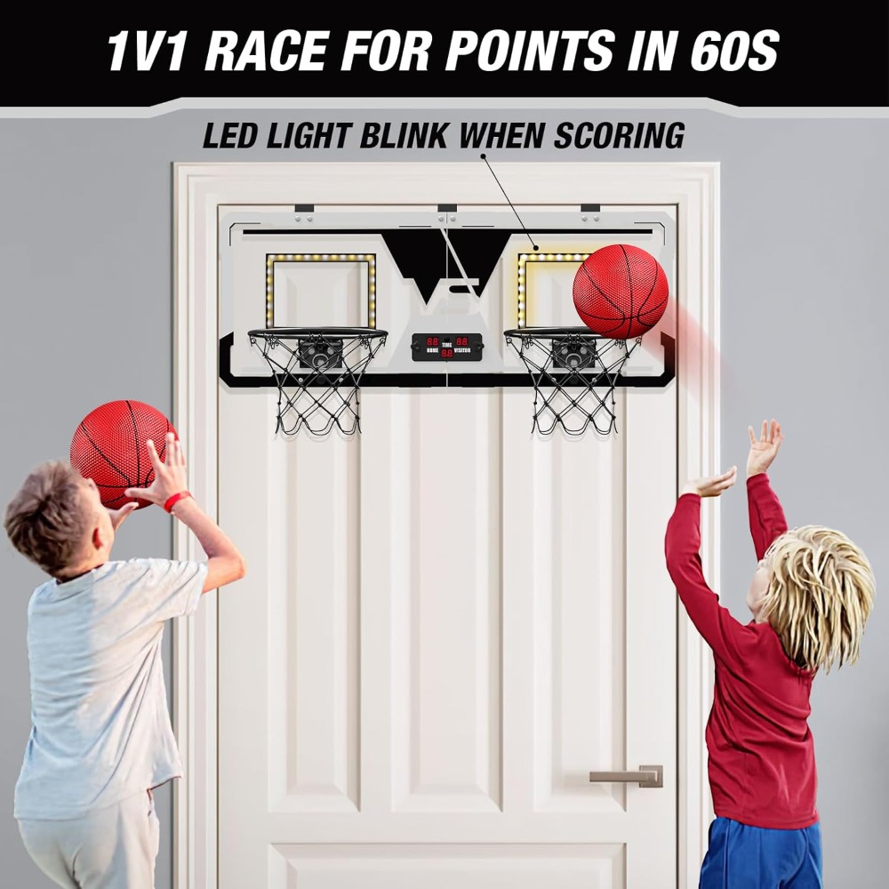 2 Player Basketball Game, Dual - Basketball Hoop Kids Indoor recensie en prijs