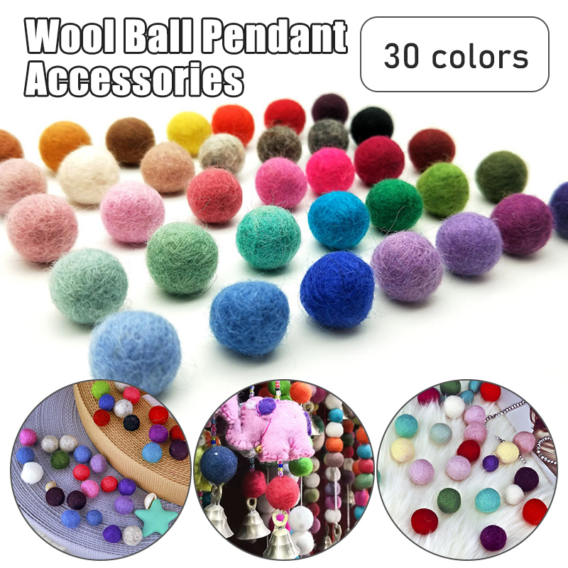 10/30pcs 2cm Wool Felt Balls R - Kids Toys In Wholesale recensie en prijs