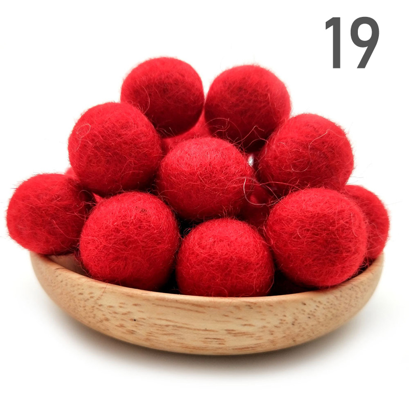 10/30pcs 2cm Wool Felt Balls R - Kids Toys In Wholesale recensie en prijs