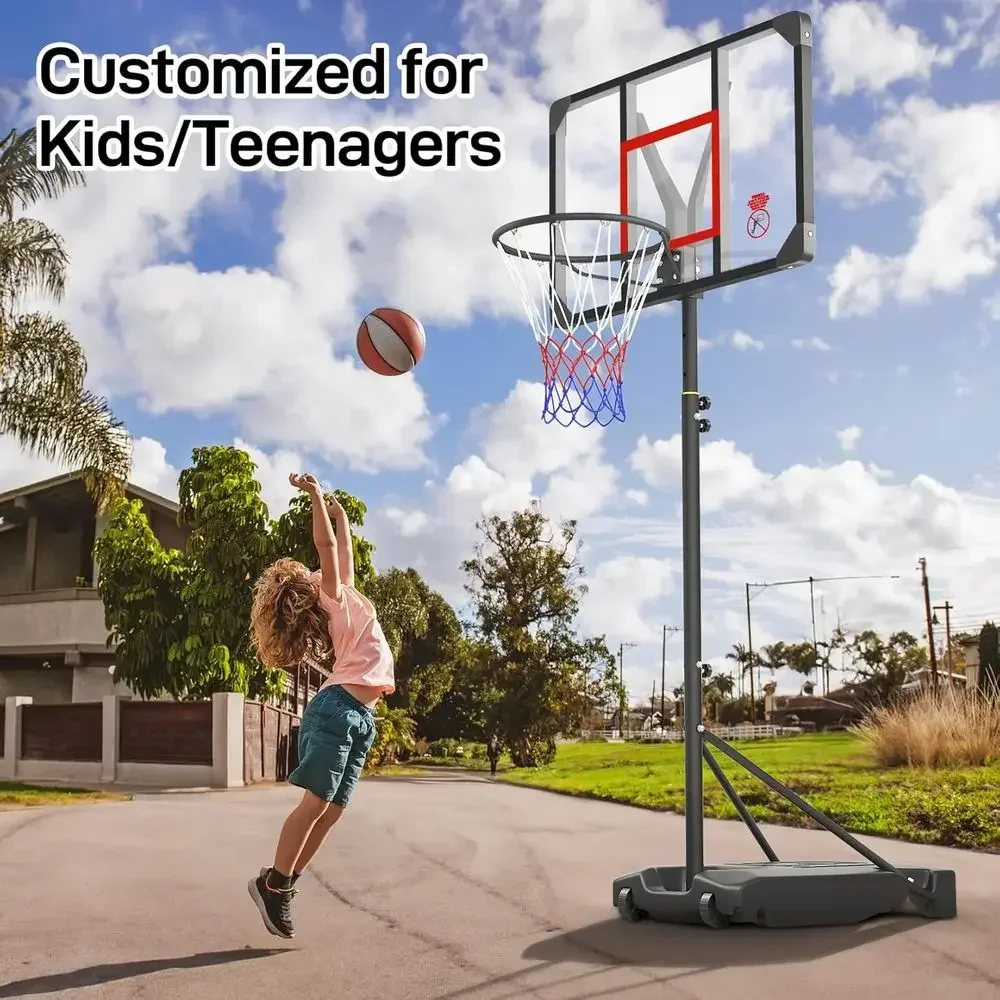 Adjustable Height Portable Bas - Basketball Hoop Kids Indoor recensie en prijs