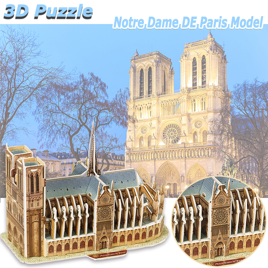 3D Puzzle Notre Dame De Paris  - Kids Toys Paris recensie en prijs