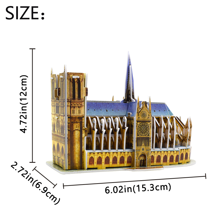 3D Puzzle Notre Dame De Paris  - Kids Toys Paris recensie en prijs