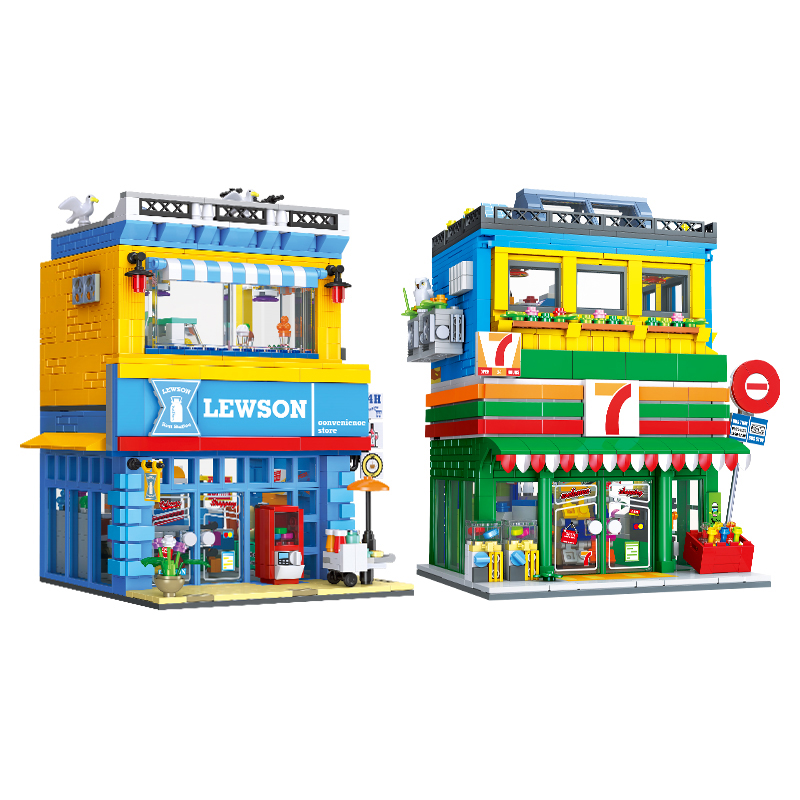 1263+PCS Street Scene Convenie - Kids Toys In Store recensie en prijs