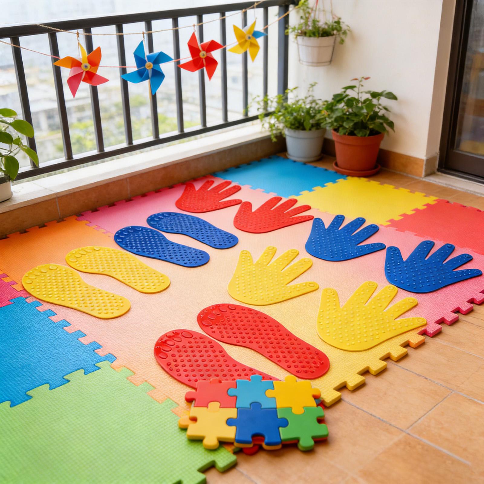 Hands and Feet Play Mat 6 Pair - Kids Toys Home recensie en prijs
