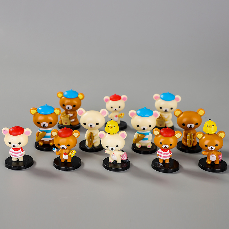 6pcs Rilakkuma Action Figures  - Kids Toys Home recensie en prijs