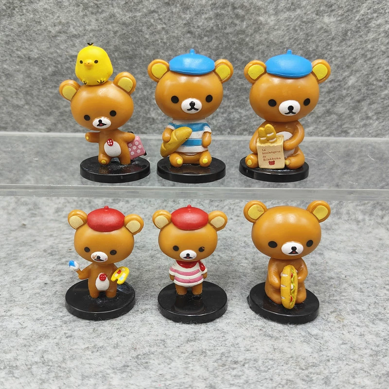 6pcs Rilakkuma Action Figures  - Kids Toys Home recensie en prijs