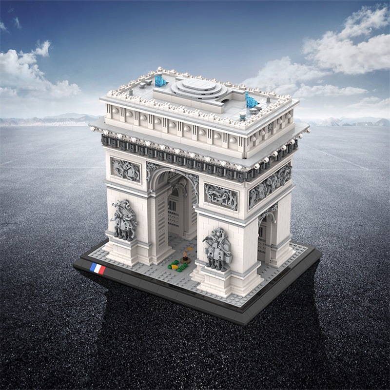 4445PCS Arc de Triomphe Model  - Kids Toys Paris recensie en prijs