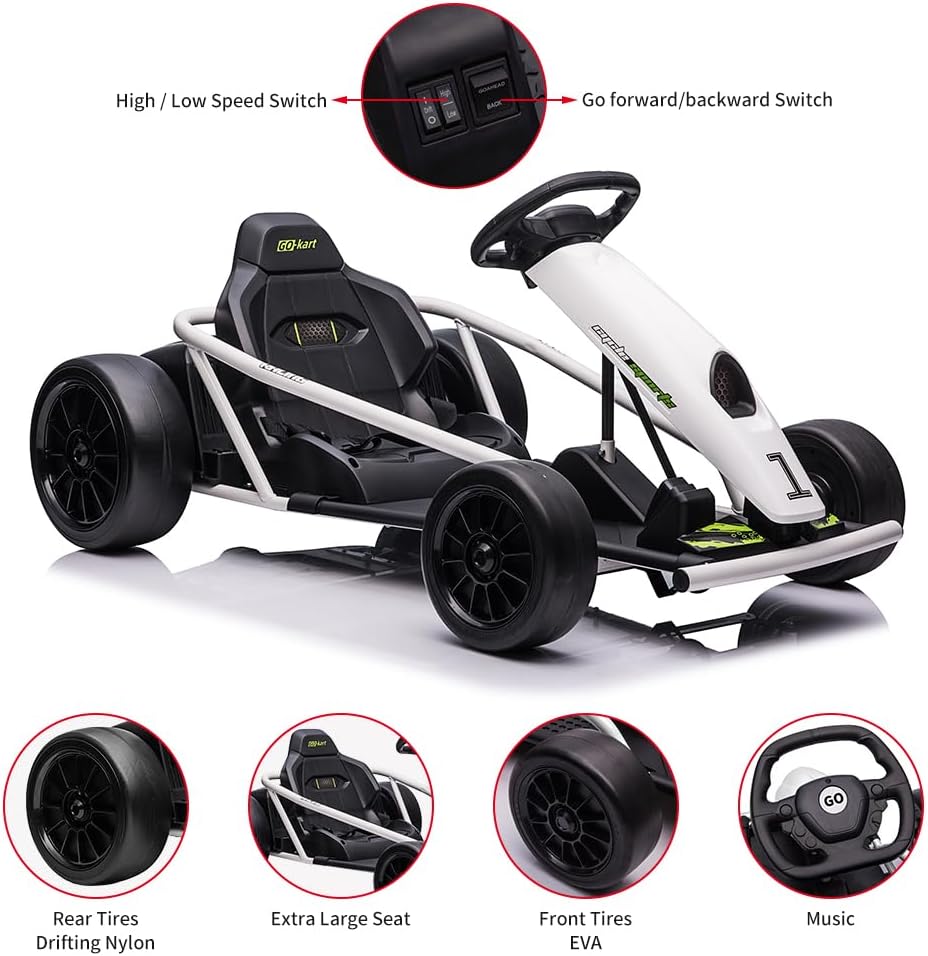 Ride on Go Kart for Teens 24v  - Kids Toys Start With X recensie en prijs