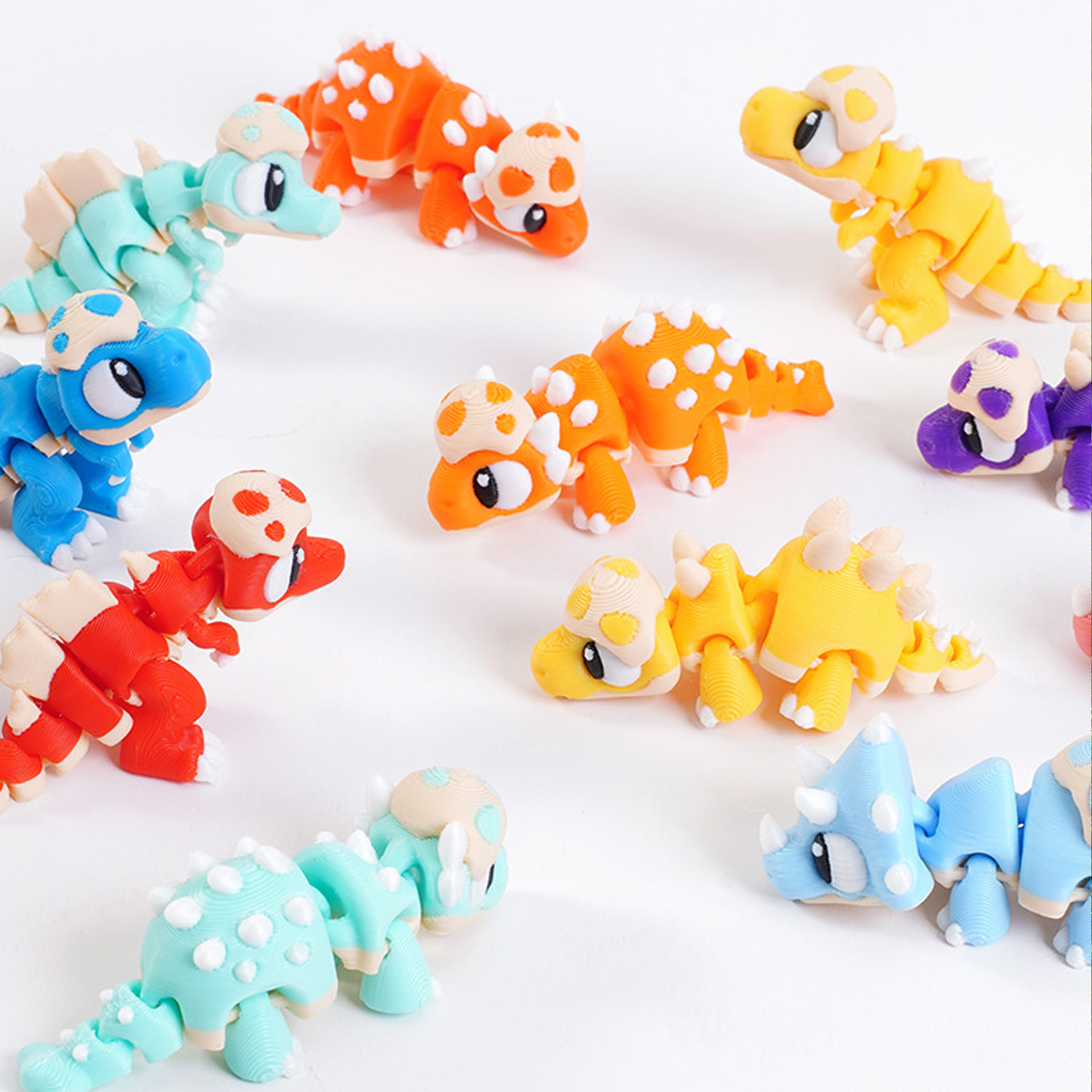 Set 3D Printed Mini Dinosaur T - Kids Toys Dinosaur recensie en prijs