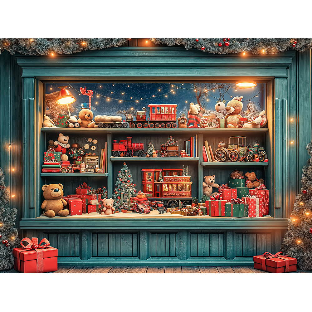 Christmas Toy Shop Photography - Toys Background For Kids recensie en prijs