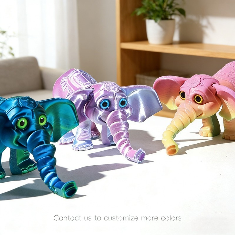 10CM 3D Printed Elephant Model - Kids Toys Elephant recensie en prijs