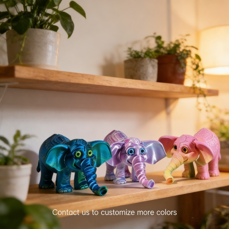 10CM 3D Printed Elephant Model - Kids Toys Elephant recensie en prijs