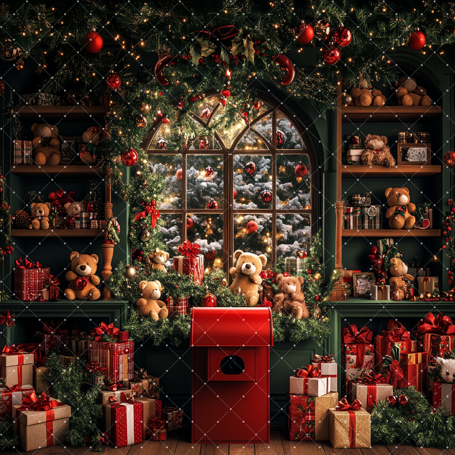 Christmas Gift Room Backdrops  - Toys Background For Kids recensie en prijs