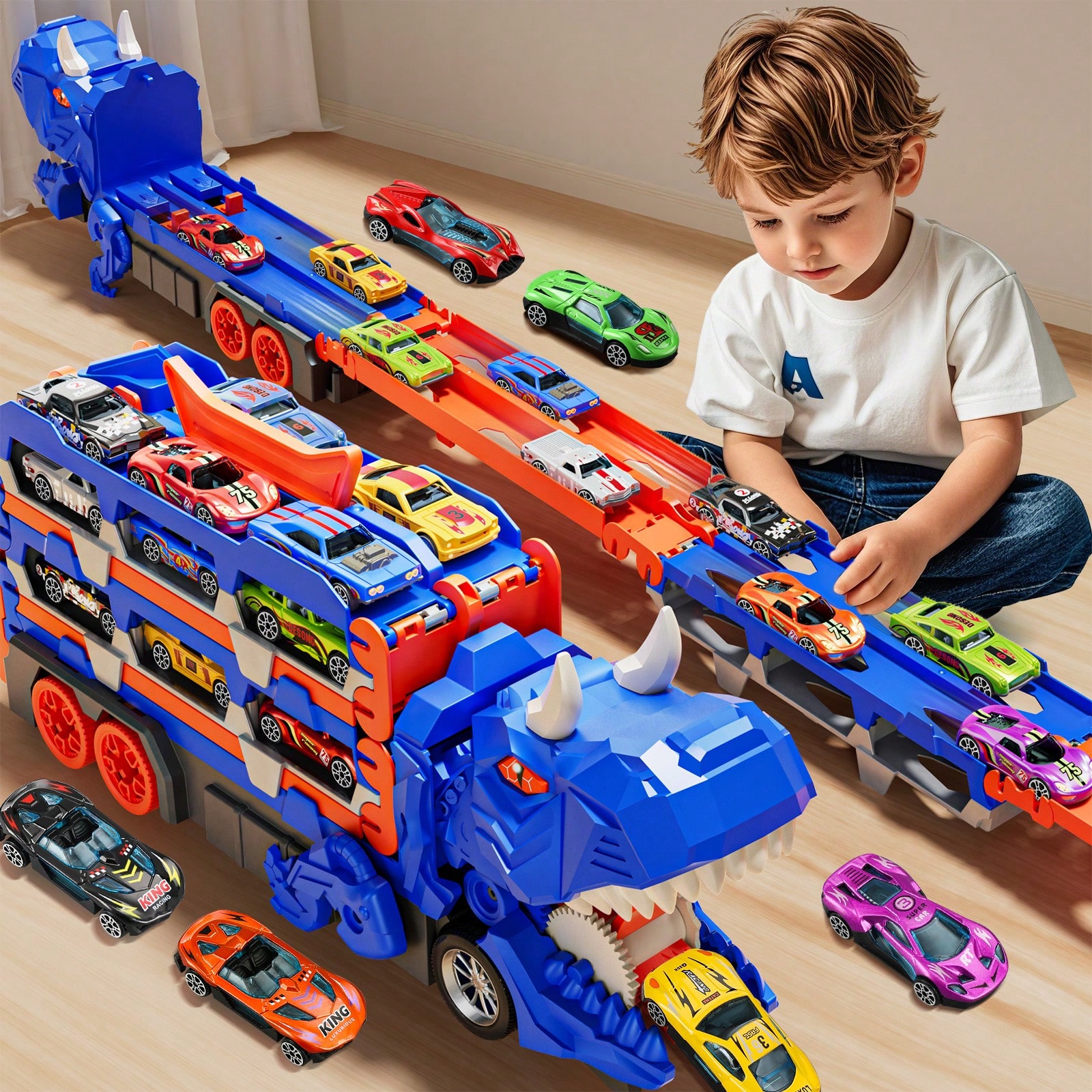 Dinosaur Transport Truck Track - Kids Toys Dinosaur recensie en prijs