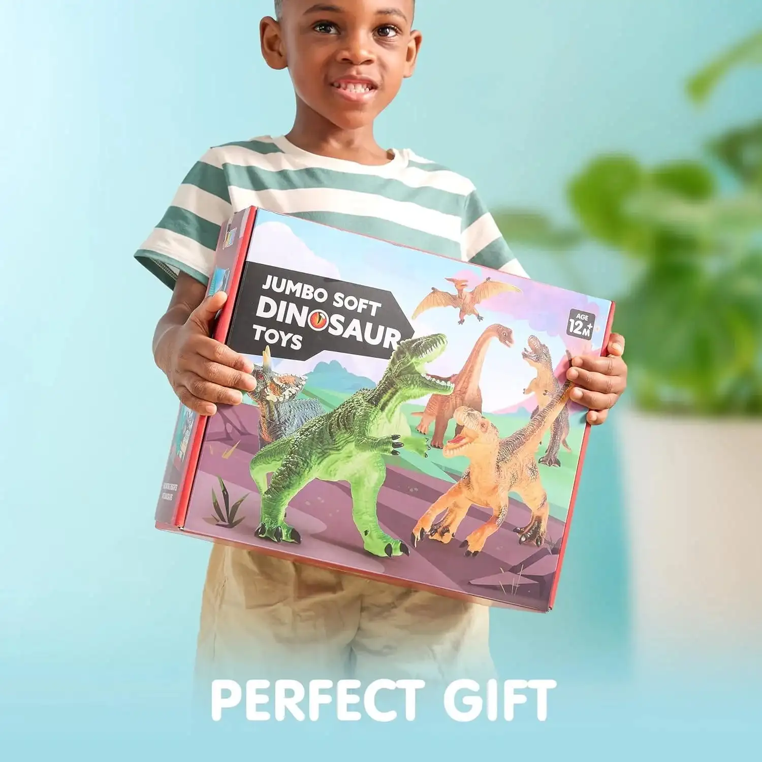 Joyfy 6 Pcs Jumbo Dinosaur Toy - Kids Toys Dinosaur recensie en prijs