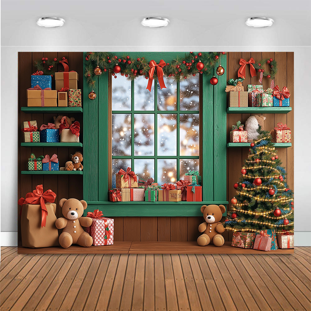 Christmas Windows Toy Bear Pho - Toys Background For Kids recensie en prijs