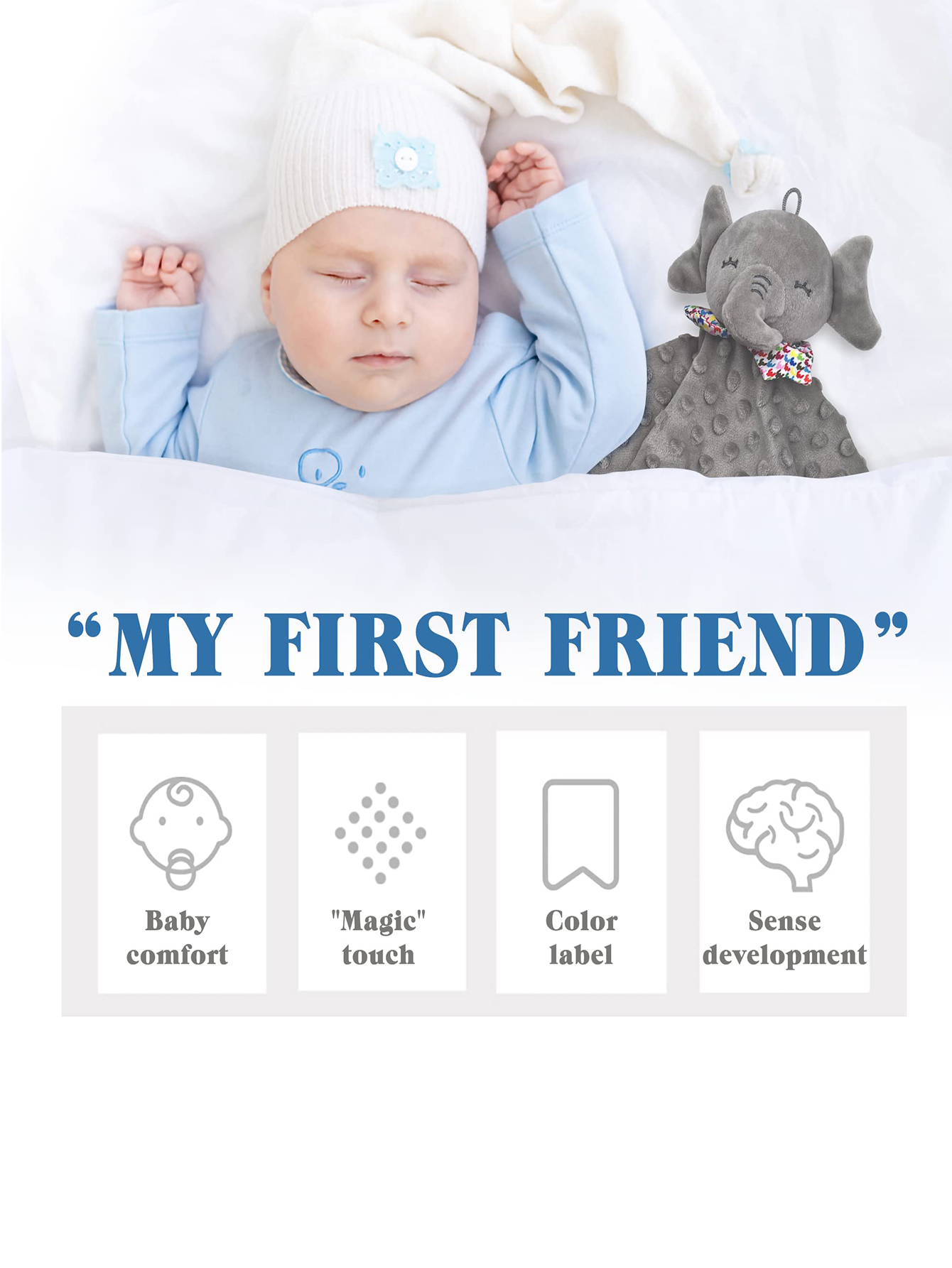 Elephant Baby Comforter Blanke - Kids Toys Elephant recensie en prijs